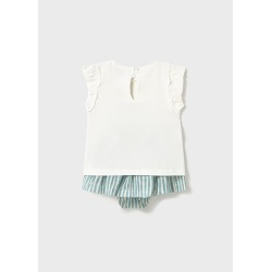 Conjunto falda rayas bebe niña mayoral