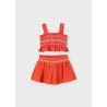 Conjunto short nido de abeja niña mayoral