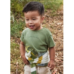 Camiseta m/c jungla bebe...
