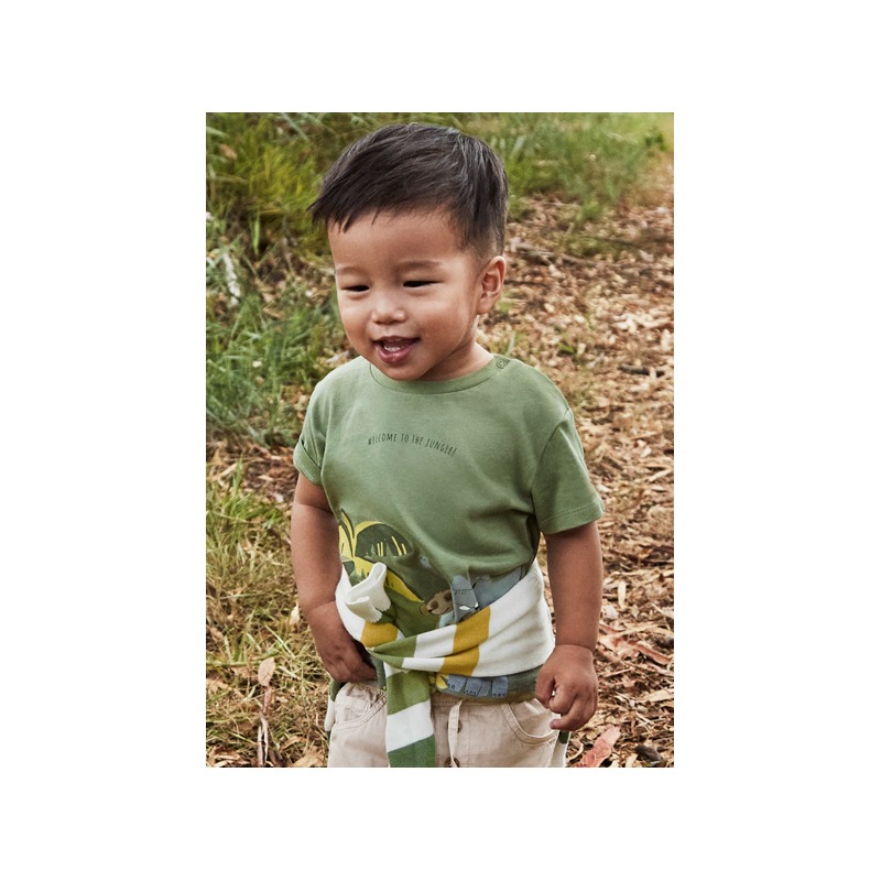 Camiseta m/c jungla bebe niño mayoral