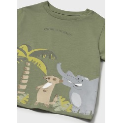 Camiseta m/c jungla bebe niño mayoral