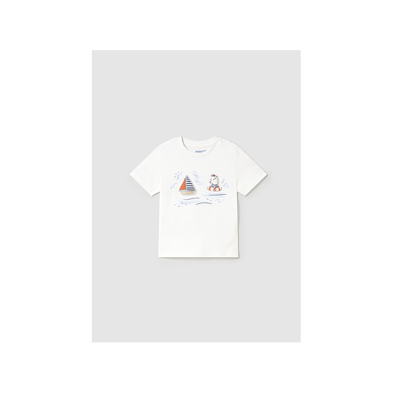 Camiseta m/c apliques bebe niño mayoral