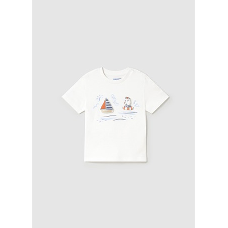Camiseta m/c apliques bebe niño mayoral