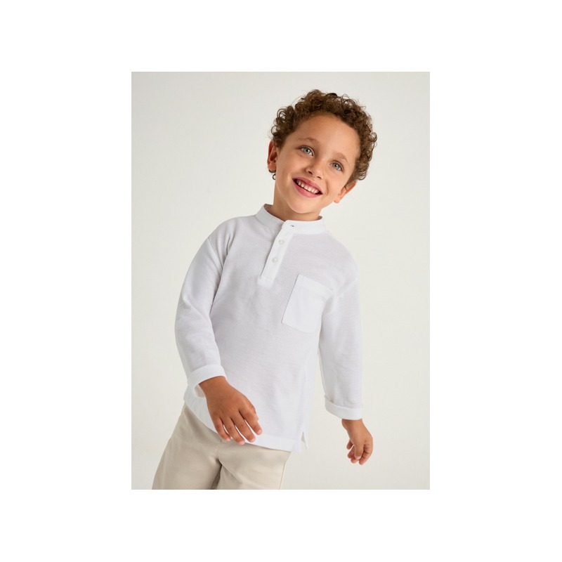 Polo m/l cuello mao niño mayoral