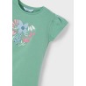 Camiseta m/c corazon flores niña mayoral