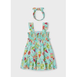 Vestido estampado niña mayoral