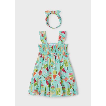 Vestido estampado niña mayoral
