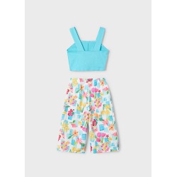 Conjunto pantalon largo estampado niña mayoral