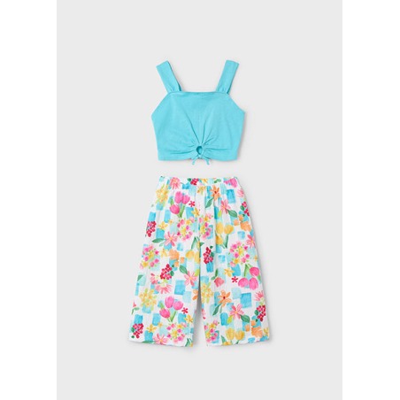 Conjunto pantalon largo estampado niña mayoral