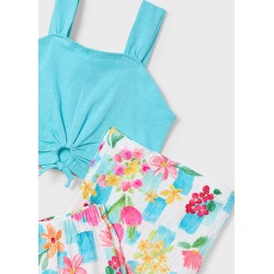 Conjunto pantalon largo estampado niña mayoral