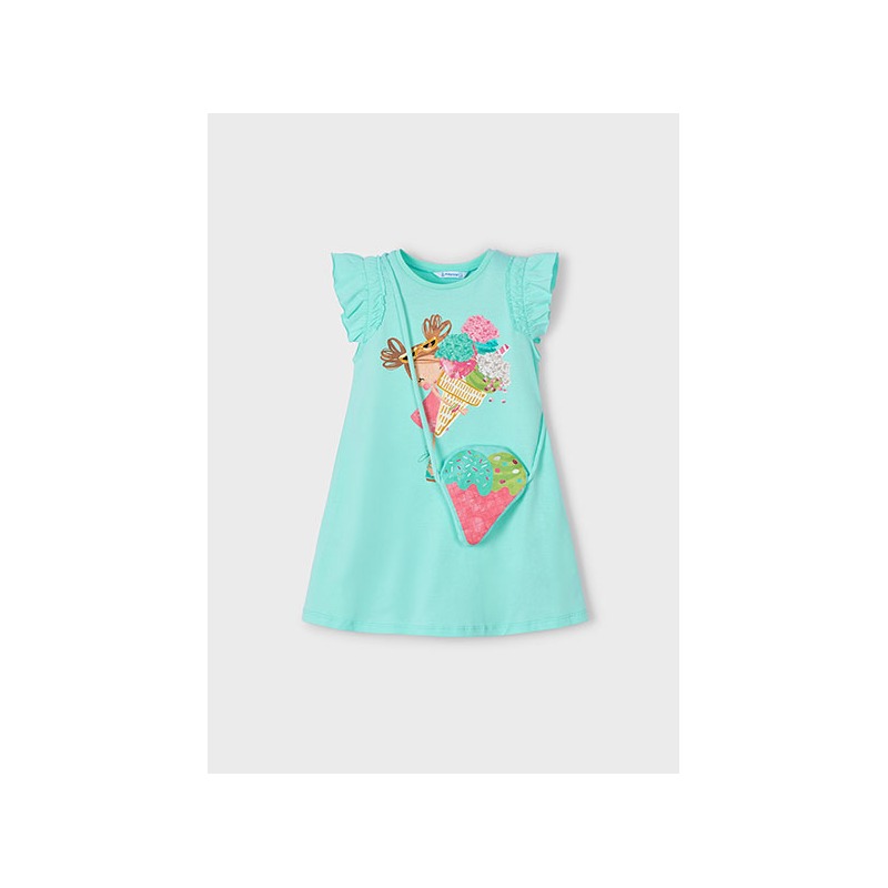 Vestido con bolsito niña mayoral