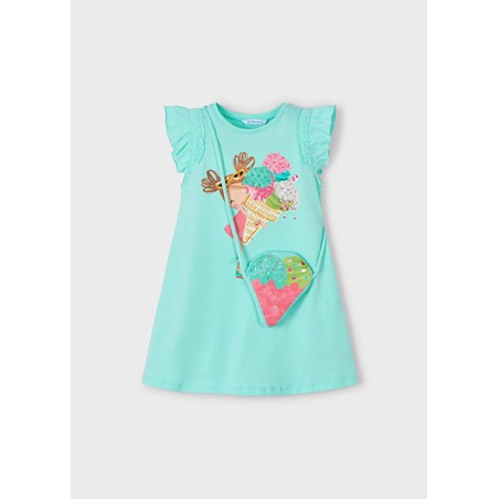 Vestido con bolsito niña mayoral