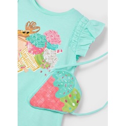 Vestido con bolsito niña mayoral