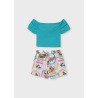 Conjunto short estampado chica mayoral