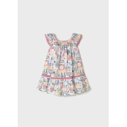 Vestido estampado bebe niña mayoral