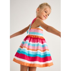 Vestido rayas asimetrico niña mayoral