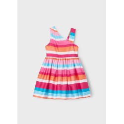 Vestido rayas asimetrico niña mayoral