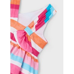 Vestido rayas asimetrico niña mayoral