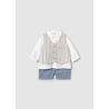 Conjunto bermuda con chaleco bebe niño mayoral