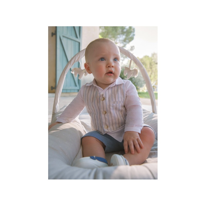 Conjunto bermuda con chaleco bebe niño mayoral