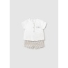 Conjunto pantalon corto rayas bebe niño mayoral