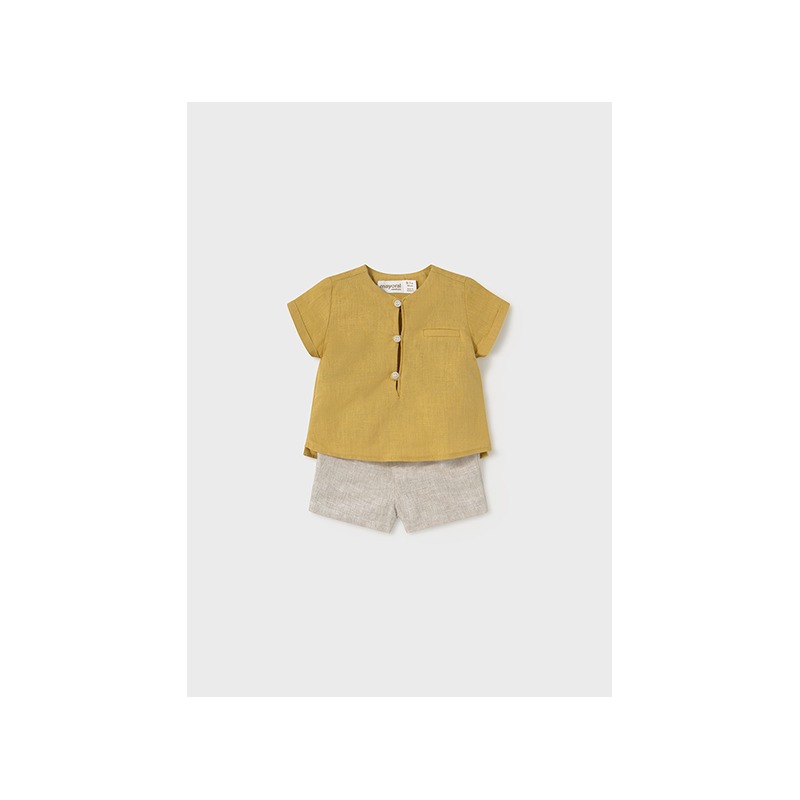 Conjunto pantalon corto bebe niño mayoral