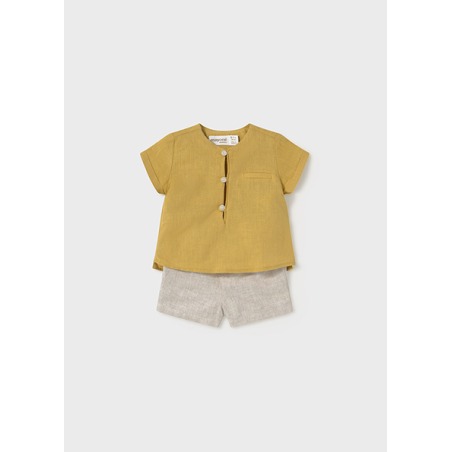 Conjunto pantalon corto bebe niño mayoral