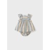 Vestido rayas lino bebe niña mayoral
