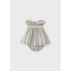 Vestido rayas lino bebe niña mayoral