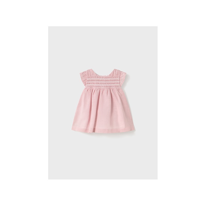Vestido bordado nido bebe niña mayoral