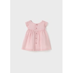 Vestido bordado nido bebe niña mayoral