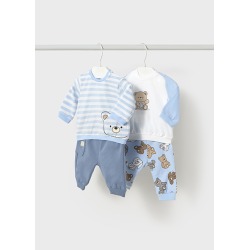 Conjunto punto 4 piezas m/l...