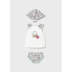 Conjunto baño con gorro...