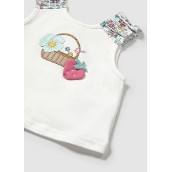 Conjunto baño con gorro bebe niña mayoral