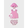 Conjunto baño con gorro bebe niña mayoral
