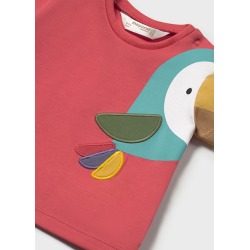 Camiseta m/c pajaro bebe mayoral