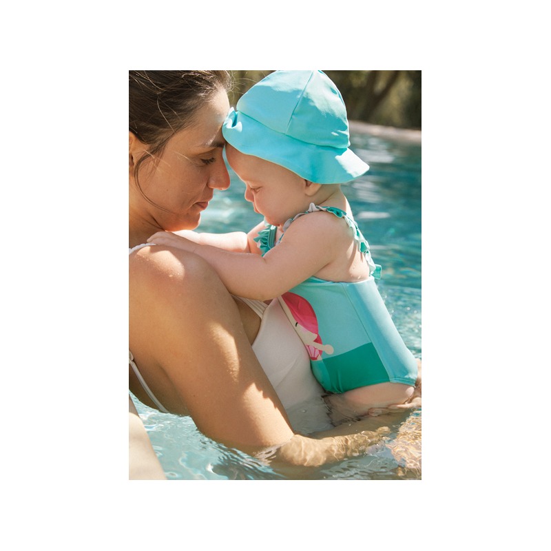Bañador y gorro sirenita bebe niña mayoral