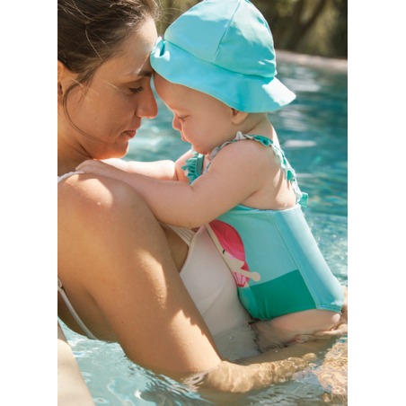 Bañador y gorro sirenita bebe niña mayoral