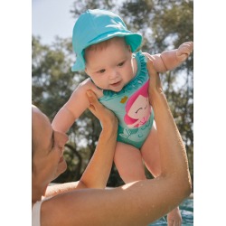 Bañador y gorro sirenita bebe niña mayoral