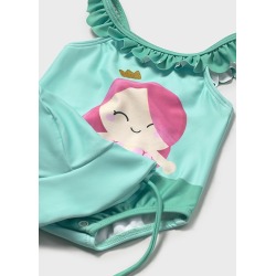 Bañador y gorro sirenita bebe niña mayoral