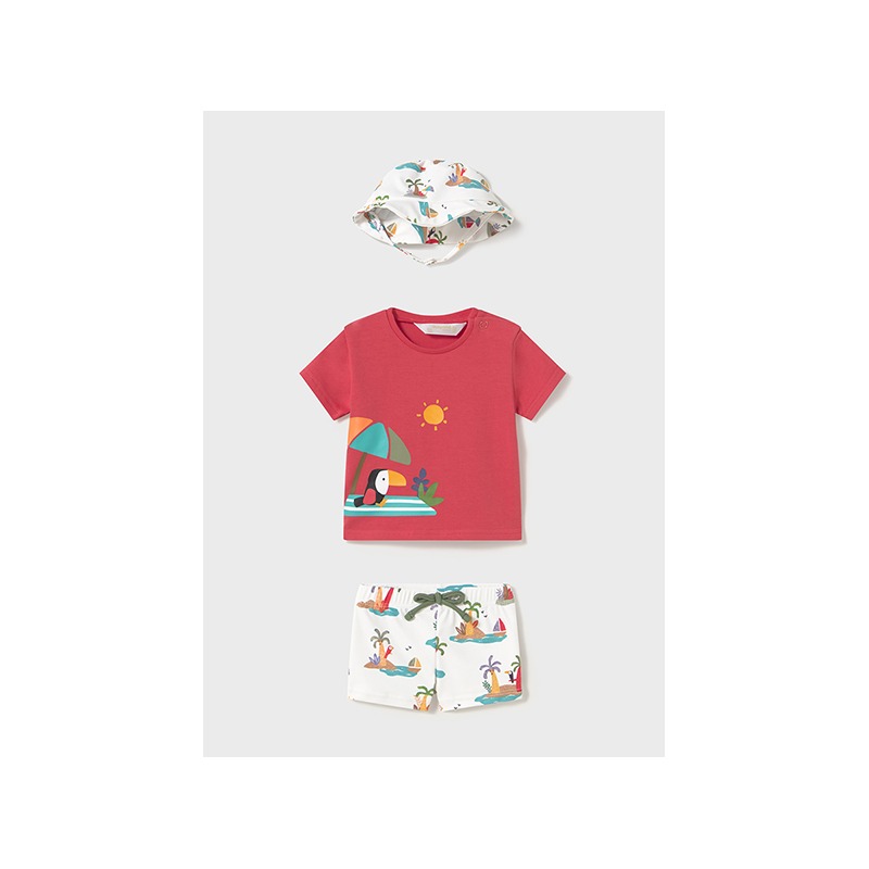 Conjunto baño con gorro bebe niño mayoral