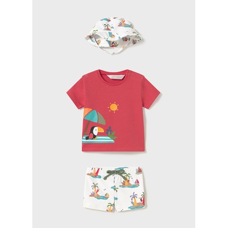 Conjunto baño con gorro bebe niño mayoral