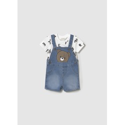 Conjunto peto y camiseta bebe niño mayoral