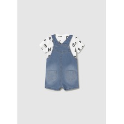 Conjunto peto y camiseta bebe niño mayoral