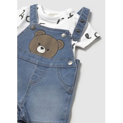Conjunto peto y camiseta bebe niño mayoral
