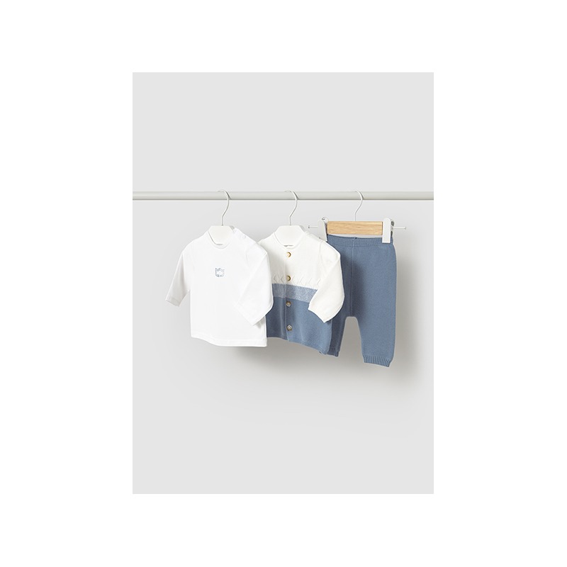 Conjunto pantalon 3 piezas tricot bebe mayoral