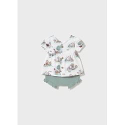 Conjunto short tricot bebe niña mayoral