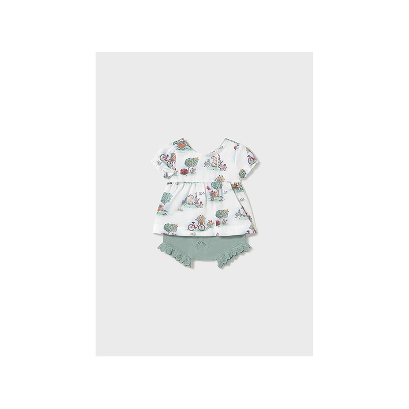 Conjunto short tricot bebe niña mayoral