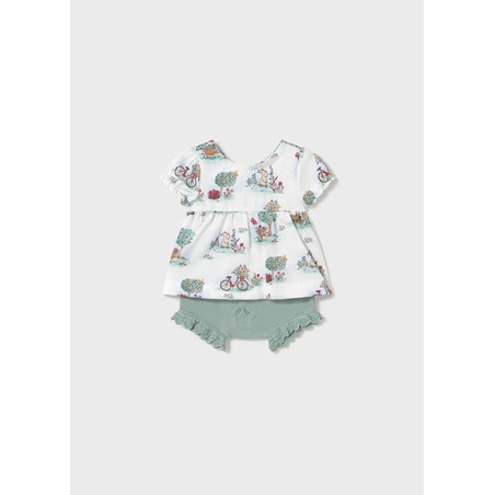 Conjunto short tricot bebe niña mayoral