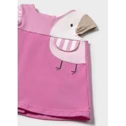 Vestido punto pajaro bebe mayoral
